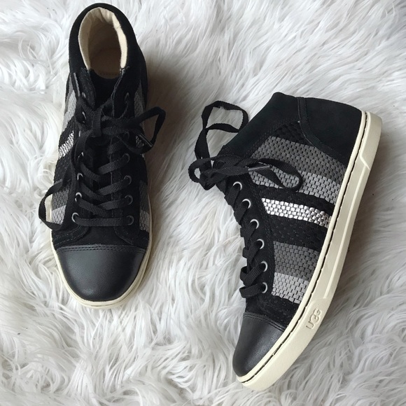 UGG Shoes - UGG Taylah Woven Stripe High Top Sneakers 8